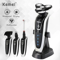 multifunctional 4 in 1 electric shaver for men hair shaving machine washable hair cutting machine rechargeable razor 35d