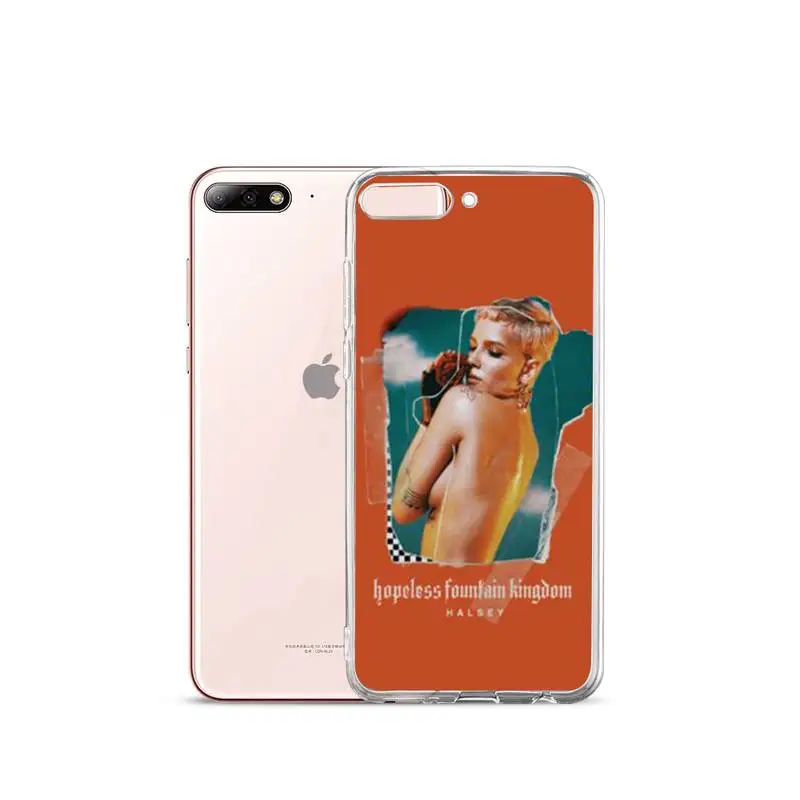 

Halsey Hopeless Fountain Kingdom Phone Case Transparent for iPhone Samsung A S 11 12 6 7 8 9 10 20 Pro X XS Max XR Plus lite