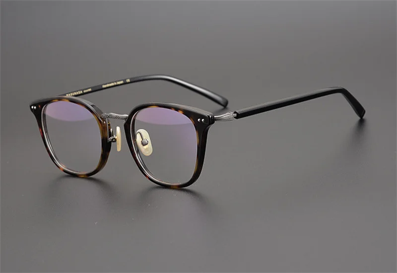 

Vintage Pure Titanium Acetate Eyeglasses Women Full Rim Optical Eyewear Goggle Prescription Myopia Glasses for Men Spectacle