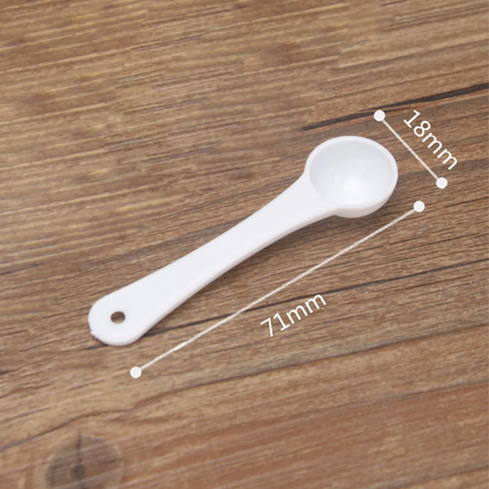 

1 Gram Portable White Powder Durable Lightweight Mini Scoop Tool Fertilizer Garden Measuring Tool Home Spoon Practical