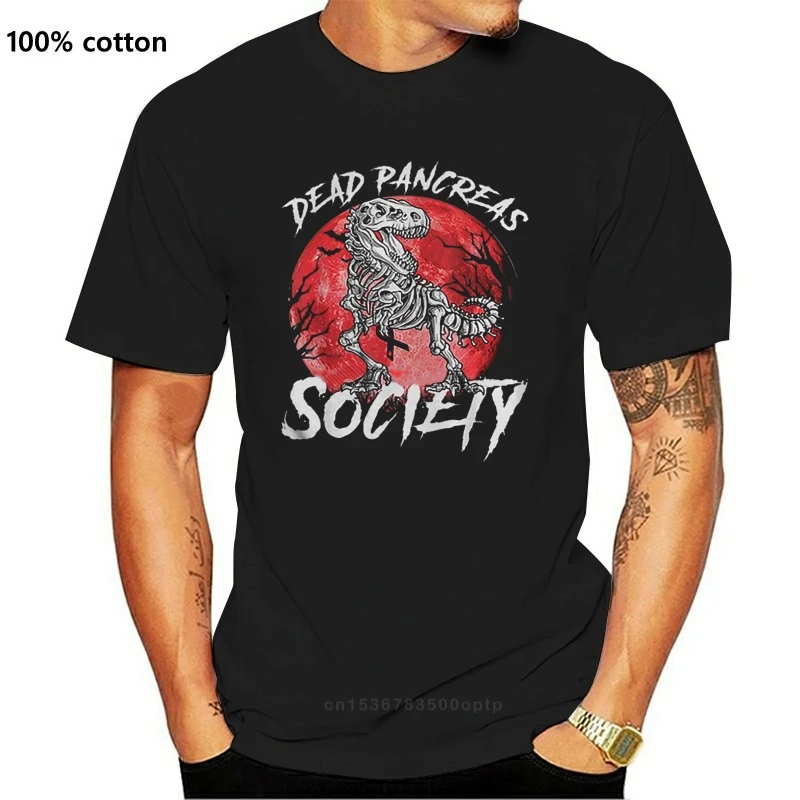 

New Halloween Dinosaur Diabetes Awareness Dead Pancreas Society Shirt