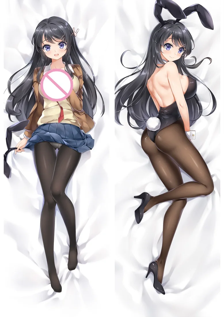 Японское аниме Rascal Not Dream of Bunny Girl Senpai Seishun Buta Yaro Dakimakura наволочка для тела
