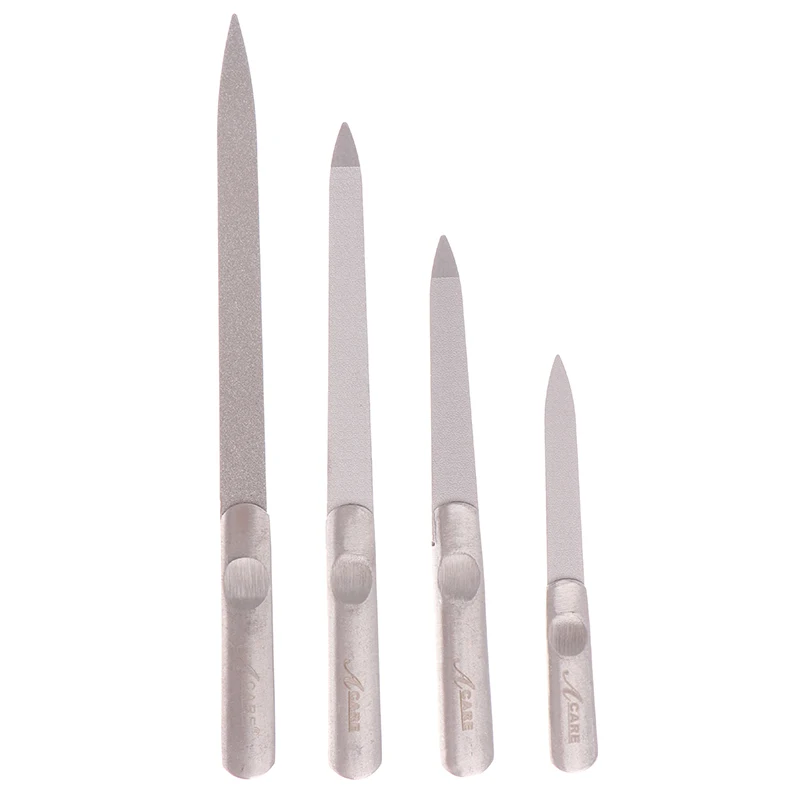 

Nail Arts Tools Stainless Steel Nail File Buffer Professional PC SET Double Sided Nail File Set Scrub Metal Hotsale