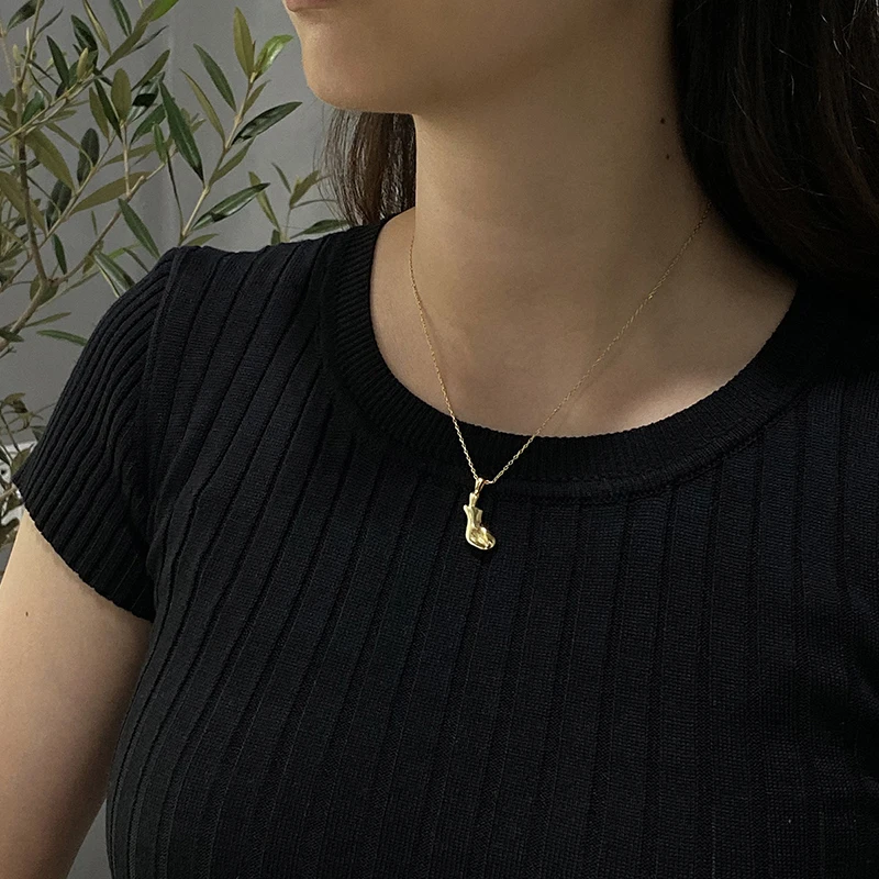 Ожерелье Peri'sbox с абстрактным телом неправильной формы однотонные ожерелья
