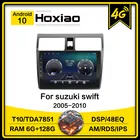 AM Voice Автомагнитола для Suzuki Swift 2003 2005 2006 2007-2010 Android Авто 4G 64G EQ DSP IPS мультимедийный плеер GPS 2din Авторадио
