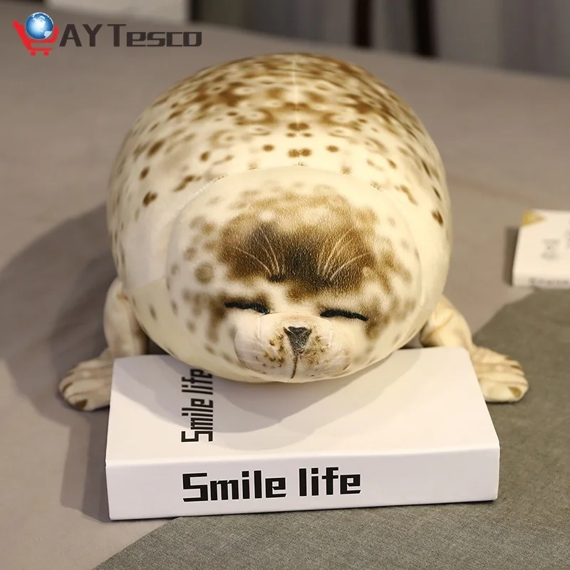 

Cute Sea Lion Plush Toy Stuffed Fluffy Sea Animals Soft Doll Sea Lion Throw Pillow Cushion Kids Toys Birthday Christmas Gift