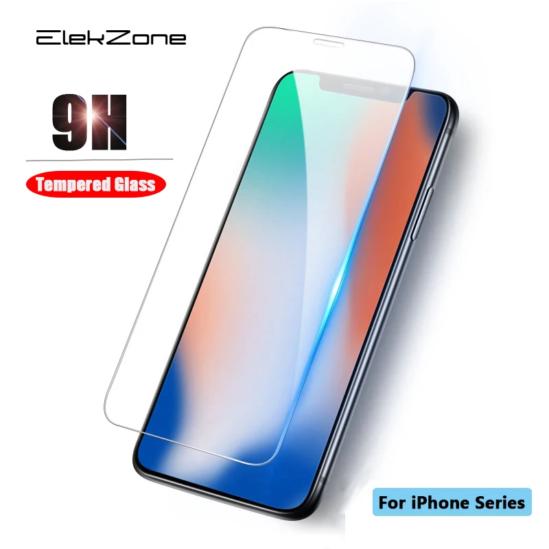 Закаленное стекло для iPhone X XS MAX XR защитная пленка экрана 11 pro max стеклянная защита 6
