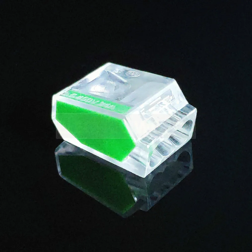 100 шт. 252 для распределительных коробок 2-контактный разъем клемма блока AWG 18-14