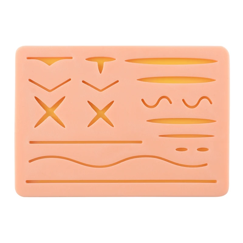 

Silicone Skin Suture Training Pad Suture Training Kit Suture Pad Accessories for Practice and Training Use