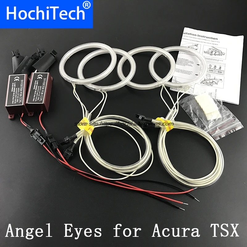 HochiTech ccfl комплект ангельских глаз белый 6000k гало кольца фары для Acura TSX 2009 2010 2011 2012 |