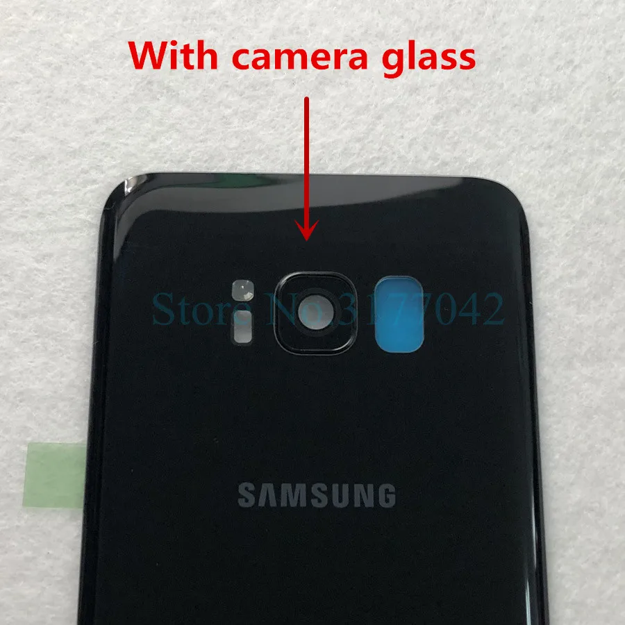 Для samsung Galaxy S8 plus S8+ G955 G955F S8 G950 G950F чехол из заднего стекла задняя крышка батарейного отсека Замена корпуса AAA+ качество