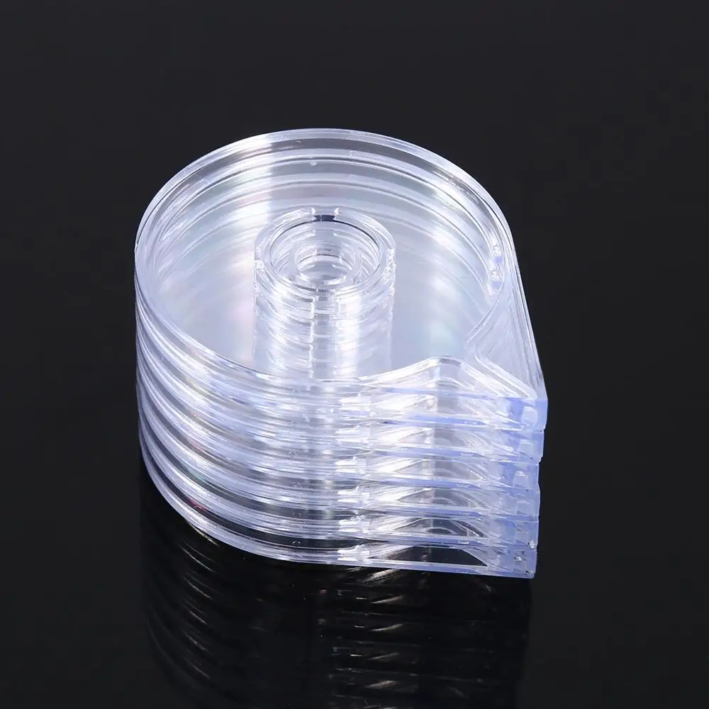 Прозрачная лента для дизайна ногтей 6 шт./компл. футляр наклеек простой в