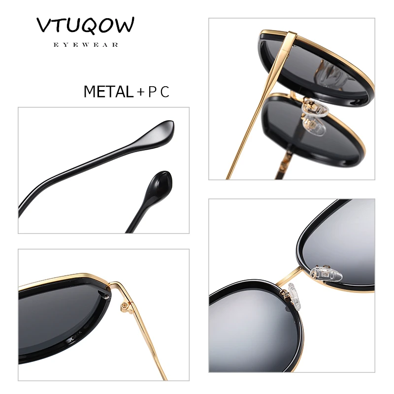 

Luxury Brand Cat Eye Sunglasses For Women 2021 Trend Famous Vintage Driving Women's Sun Glasses Oversized Retro Sunglasses UV400
