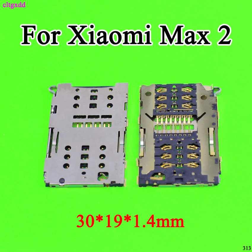 Cltgxdd 2 шт. для Xiaomi Max Redmi 4A 3 3X S Pro Note 4 лоток Sim карт модуль считывателя разъем