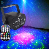 60 patterns usb rechargeable led laser projector lights rgb uv dj sound party disco light for wedding birthday party dj home
