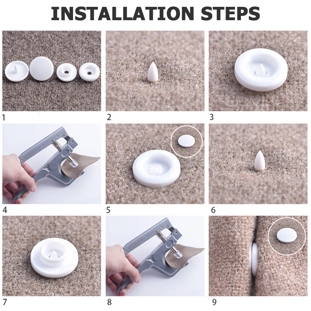 360 комплекты T5 Пластик кнопки с кнопками плоскогубцы Набор инструментов и