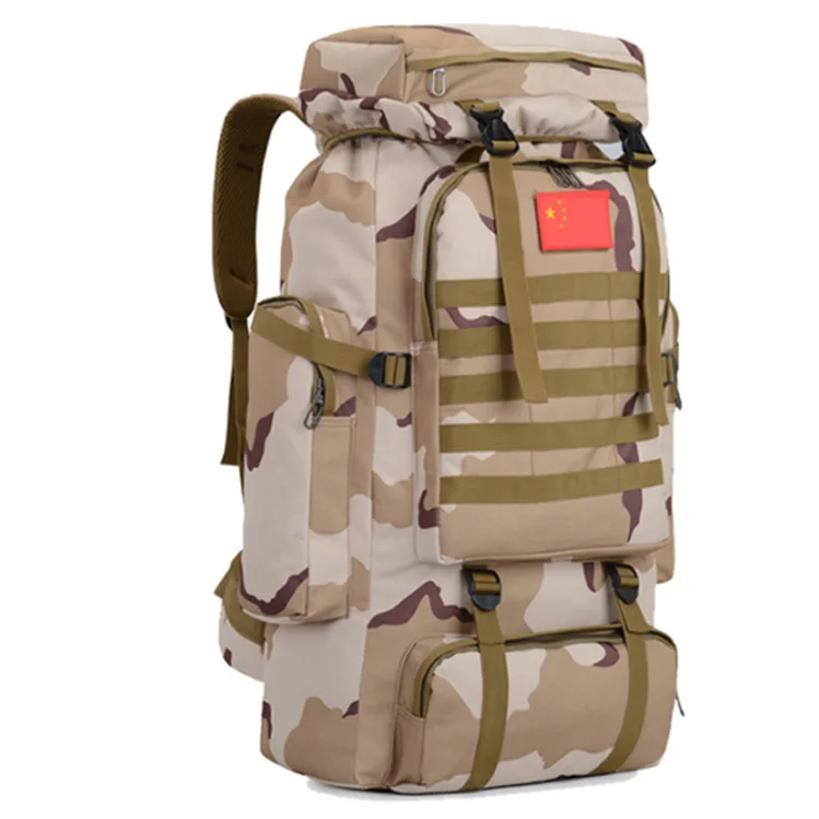 ssmc 70L 800D наружные походные сумки военные тактические камуфляжные походные рюкзаки водонепроницаемые регулируемые Рюкзаки большой емкости - Цвет: ssmc