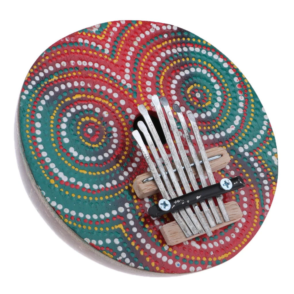 7 клавиш Kalimba палец большой пианино Mbira музыкальный перкуссионный