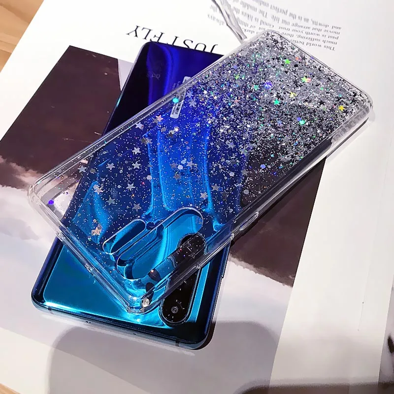 Shiny Star Silicone Case For Huawei Mate 30 20 P10 P20 P30 Pro P Smart honor V 10 Lite Nova 5 3i 3e 4e Glitter Cover | Мобильные