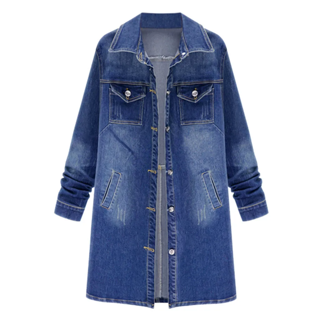 Джинсовая куртка бомбер женские повседневные свободные джинсы оверсайз длинное