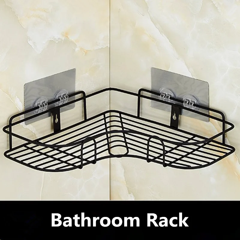 

Wall Mounted Stainless Steel Bathroom Shelves Makeup Storage Rack Organizer Shower Cosmetic Shelf Kitchen Holder