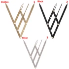 Штангенциркуль для бровей, микроблейдинга, перманентного макияжа, золотистый, разделитель бровей, 1 шт.