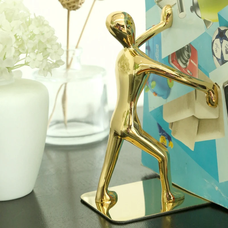 1 пара декоративных книжных концов сверхмощный Мужской конец книги нескользящий