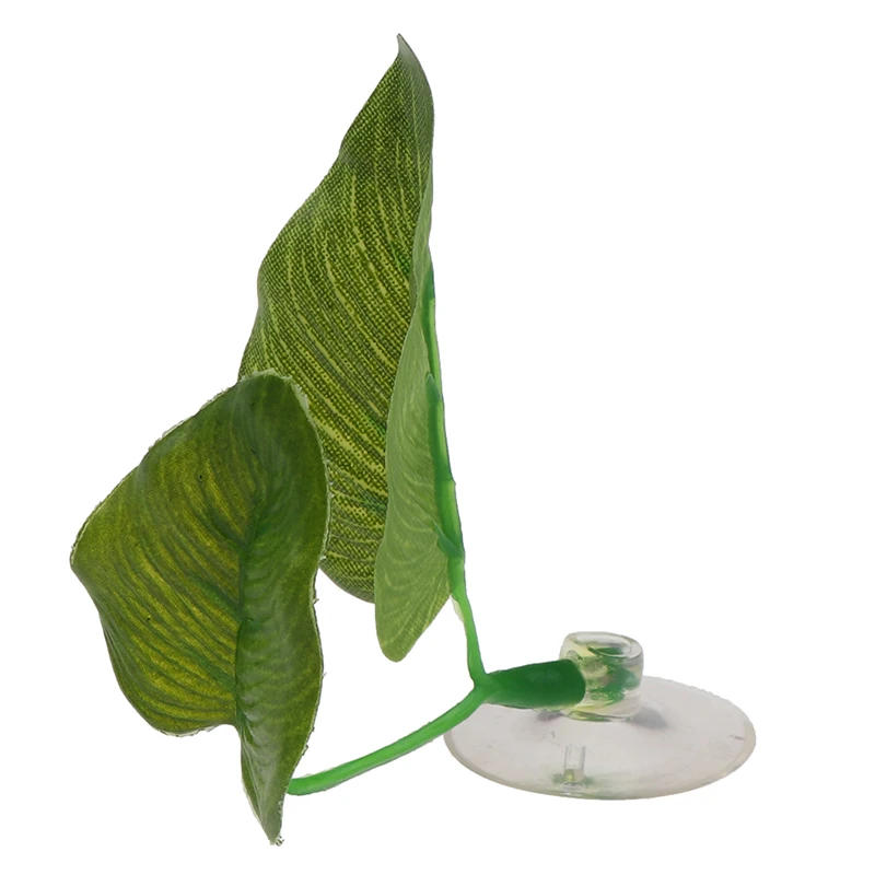 Искусственные растения для аквариума лист гамак рыбы Betta Fish резервуар