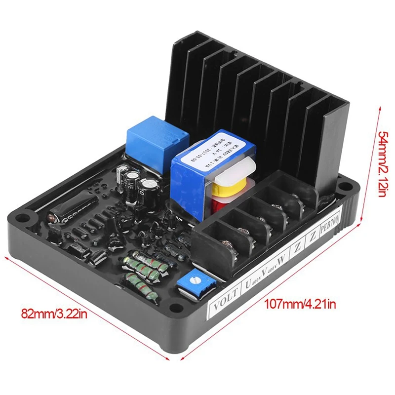 Brush Type Generator Three Phase AVR GB-170 Automatic Voltage Regulator Suitable for STC Three-Phase 220/380/400 VAC Gen | Электроника