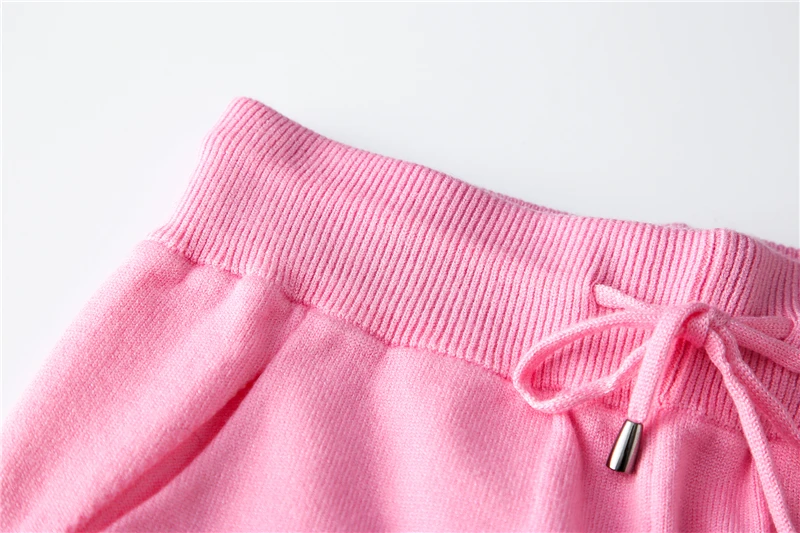 

TYHUR Women's Knitting Solid color pants Autumn and Winter Pants Female