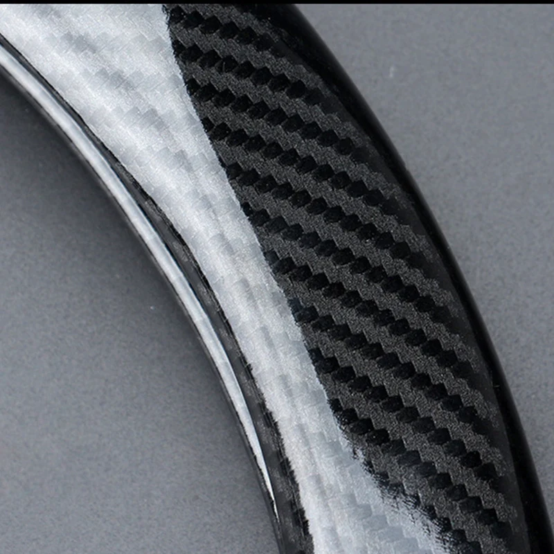 

For Toyota Steering Wheel Cover Carbon Carbon Fiber Safe Non-Slip Wear Resisting Sweat absorption Professional accessories