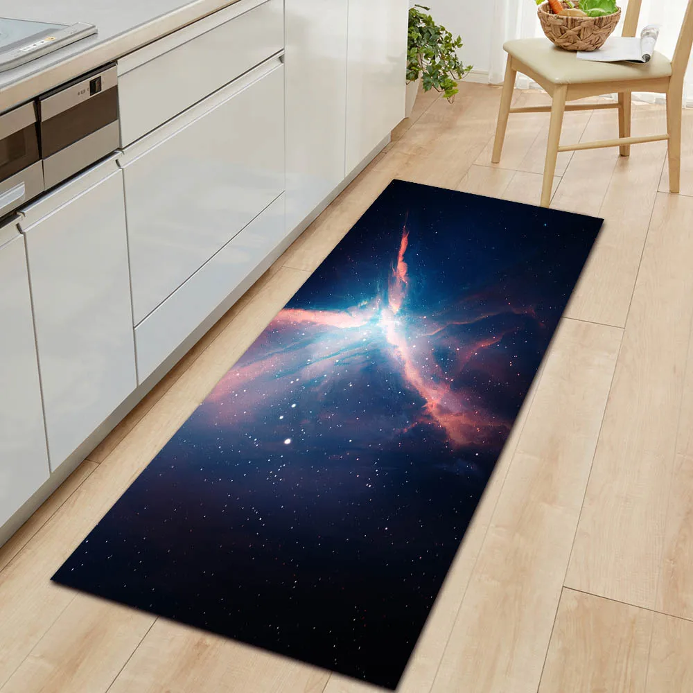 Новое поступление входной коврик Вселенная звездное небо модный современный