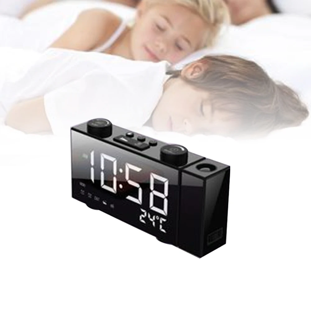 Креативный Интеллектуальный USB мощный Настольный светодиодный часы цифровой