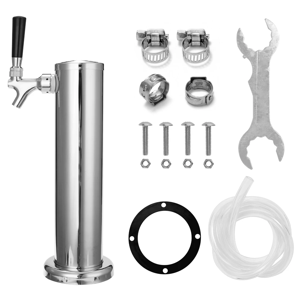 Пивная башня один кран/два крана/три крана пивная из нержавеющей стали с двойным