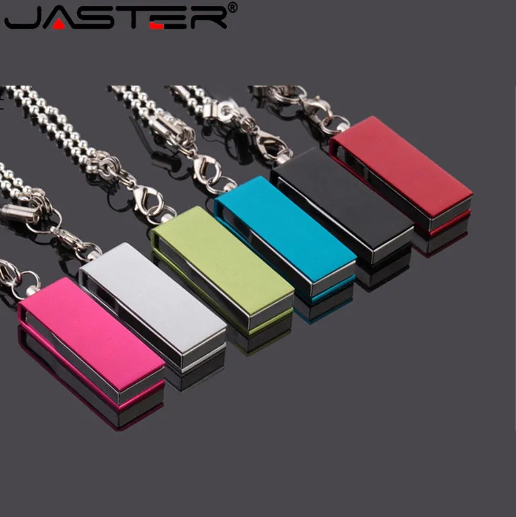 Мини металлический флеш-накопитель JASTER USB 2 0 u диск usb r 64 ГБ 8 pendriver 16 32 крошечный