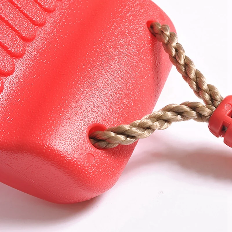 

New Bright Colors Environmental Plastic Garden Or Yard Tree Swing Rope Seat Molded For Kids Enjoy Flowers Birdsong Swing Seats