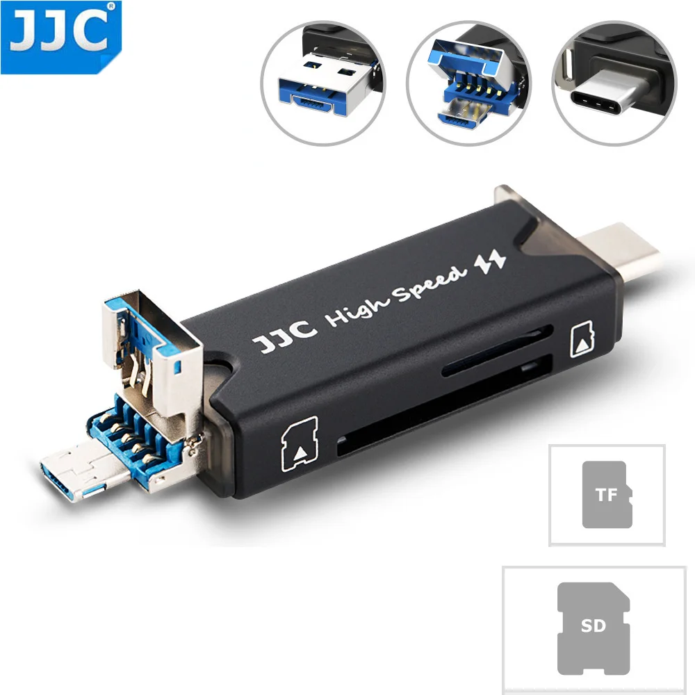 Кардридер JJC USB 3 0 кардридер SD TF Micro для ноутбука компьютера смартфона планшетов 2