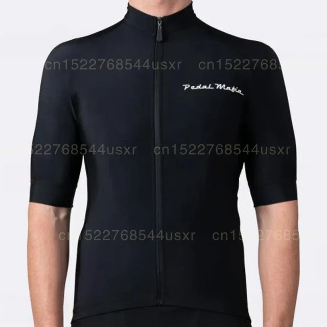 Черная велосипедная футболка с коротким рукавом 3 карманами супер светильник