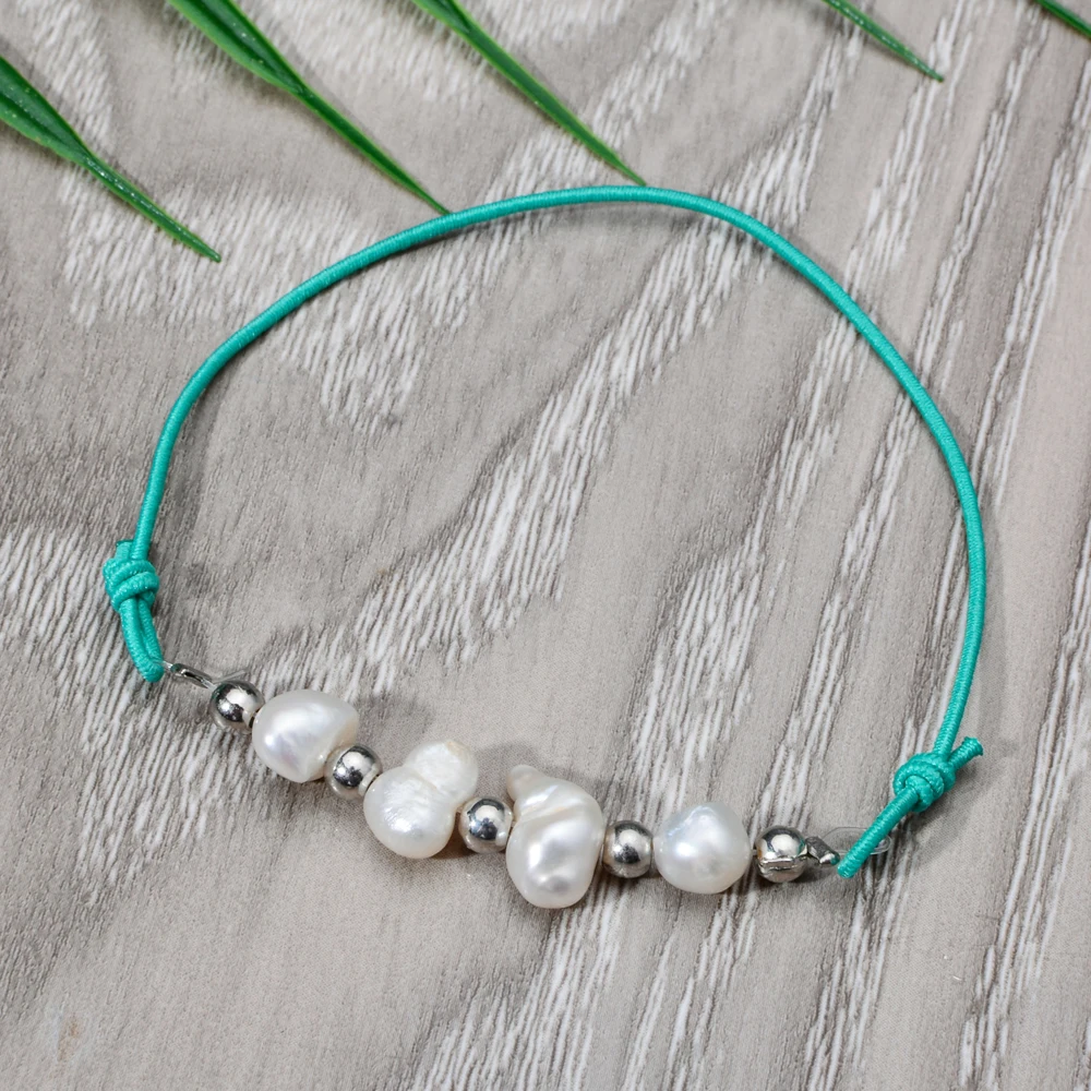 12 шт/лот ручной работы модные жемчужные эластичные браслеты с подвесками набор