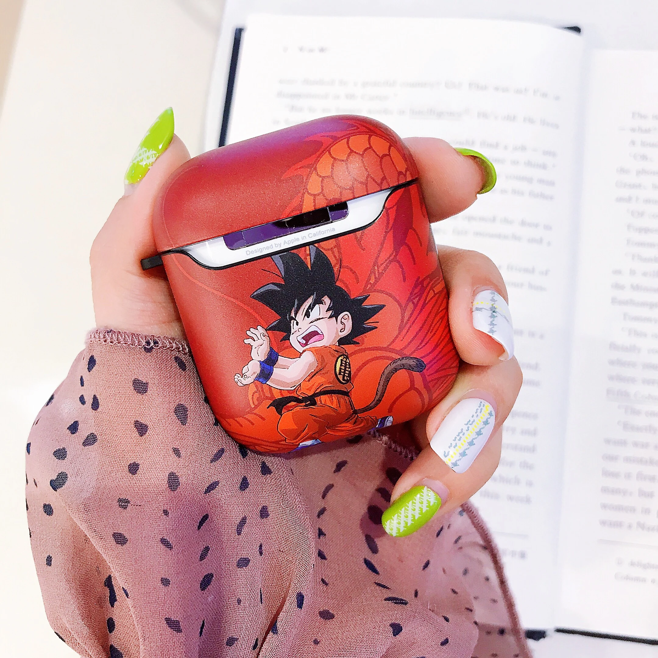 Dragon Ball Sun Wukong перезаряжаемый комплект наушников для Apple Airpods 1 Bluetooth беспроводной