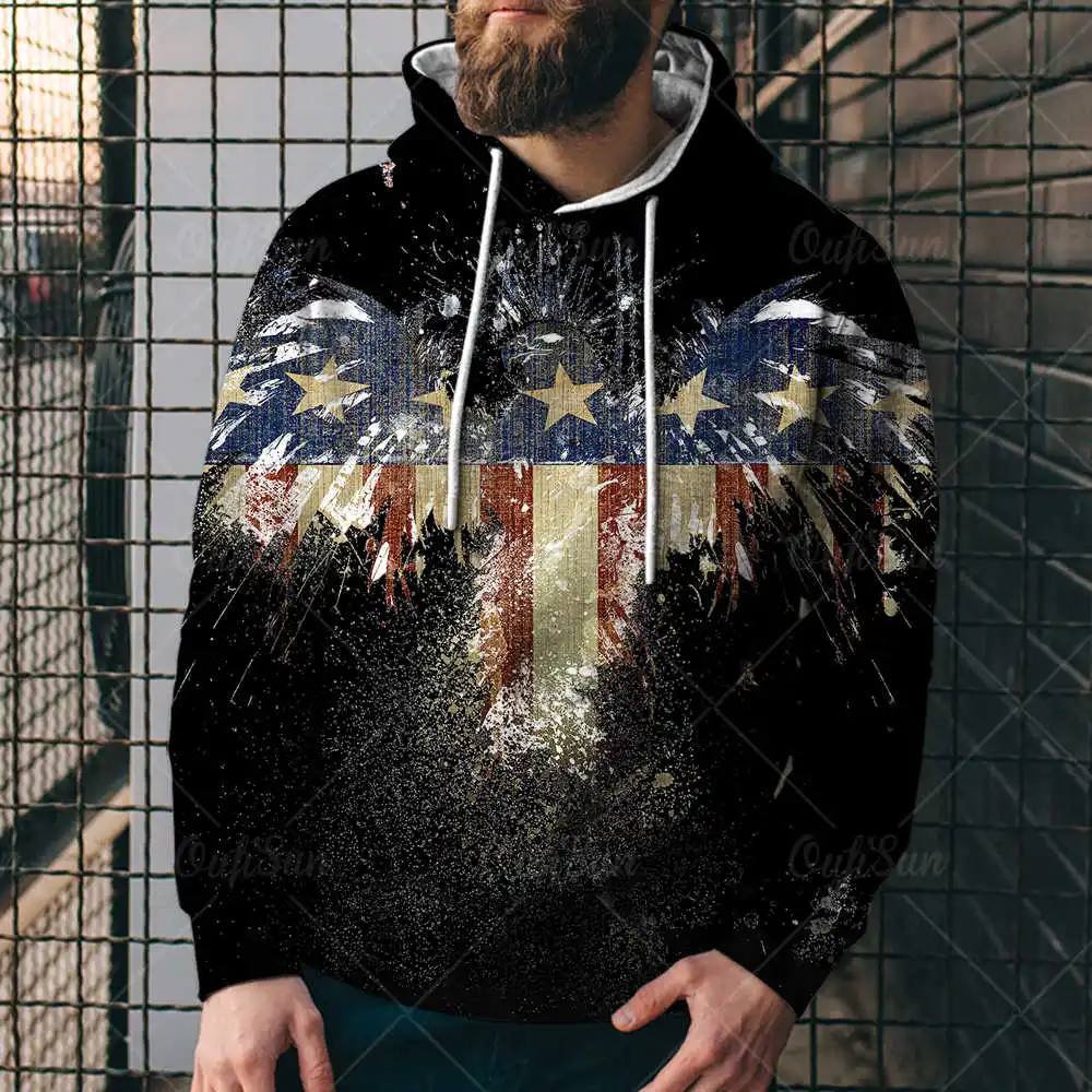 

Us flag 3d hoodies sweatshirt male female pullover harajuku sweatshirt hooded sweatshirt casual streetwear fashion oversized clo