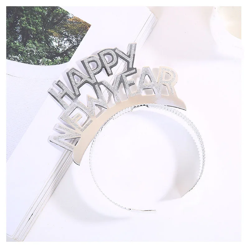 Новогодние вечерние товары 2020 бумажная повязка на голову аксессуары для волос