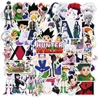 Стикер с японским аниме HUNTERxHUNTER, 50 стикеров s GON FREECSS kilua Zoldyck Hisoka, водонепроницаемые Стикеры для ноутбуков, журналов, стикер для канцелярских товаров
