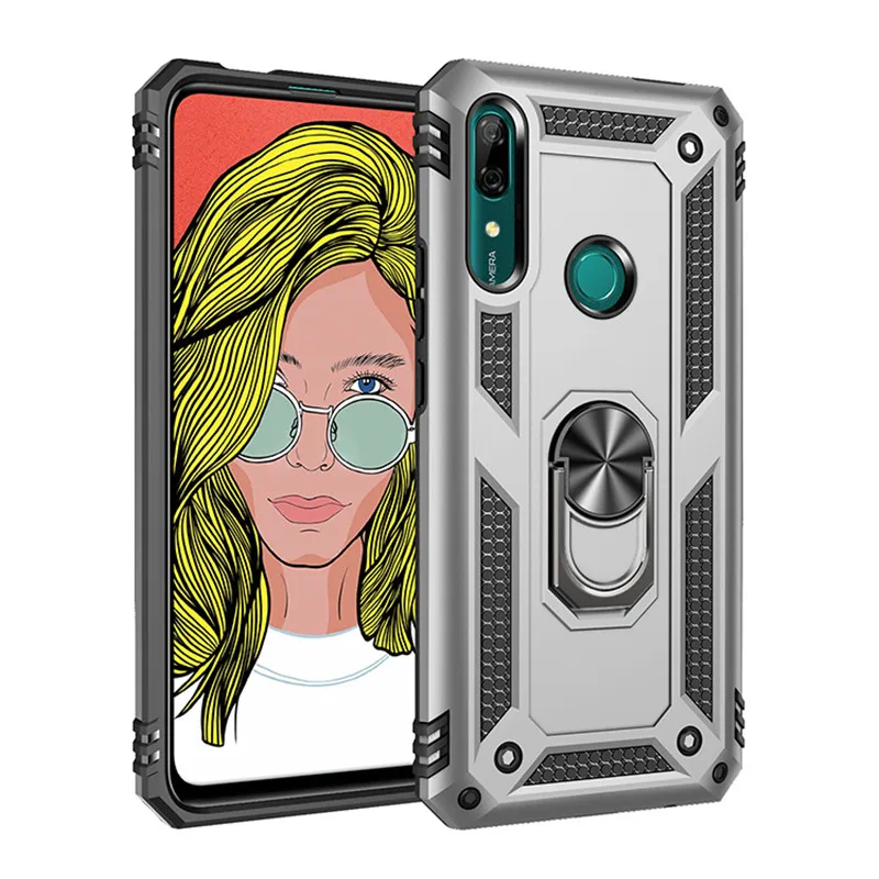 Чехол с магнитным кольцом для huawei P Smart Z P20 P30 Pro mate 20 30 Nova 5i Honor 10 Lite Y5 Y6 Y7 Y9 Prime силиконовый защитный чехол