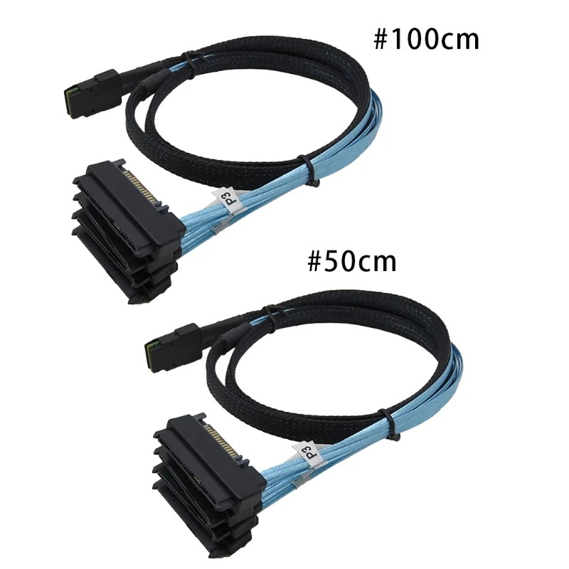 

Power Connector Hard Disk Splitter SATA Power Extension Hard Drive Cable 15 Pin SAS 36P SFF 8087 to 4 SAS 29P SFF-8482