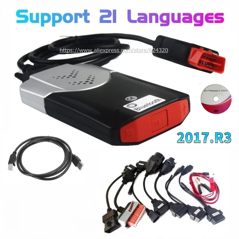 Новинка VCI VD DS 150E CDP Bluetooth 2017R3 генератор ключей для автомобиля delicht светодиодный Obd2