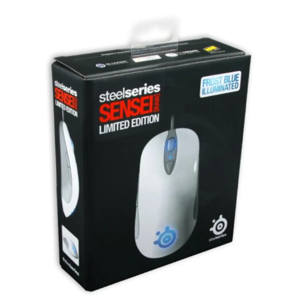 Игровая мышь Steelseries SENSEI RAW Frostblue лазерная Engine серая | Компьютеры и офис