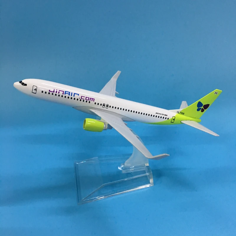 Джейсон пачка 16 см в Корейском стиле JINAIR Boeing 737 модель самолета Модель