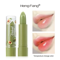 hengfang spring 12pcslot and summer cosmetic avocado velvet jelly matte lipstick non stick color changing lipstick makeup