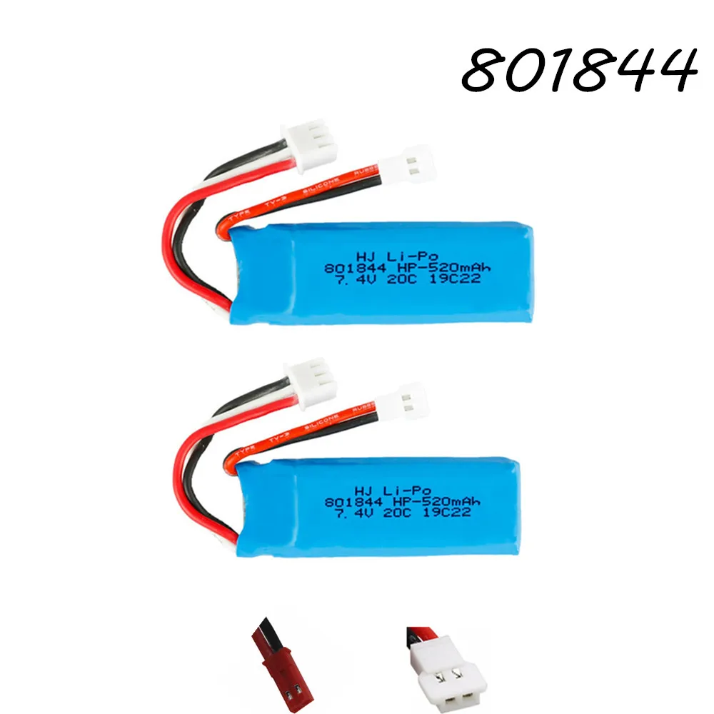 2S 7 4 v 520mAh 20c литий полимерный аккумулятор для WLtoys K969 K979 K989 K999 P929 P939 RC автомобильные